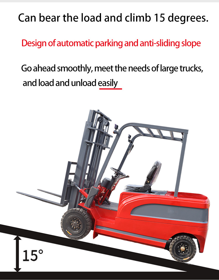 Farm Electric Forklift Truck With 3 Stage Mast Type From Food Beverage Full Electric Forklift