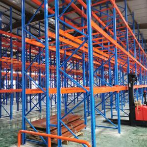 Quality Steel Q235 Heavy Duty Assembled Warehouse Pallet Rack / Metal Storage Racks wholesale