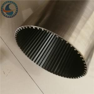 Quality Filtration 1mm Slot Johnson Vee Wire Screen Stainless Steel 304 / 316 wholesale