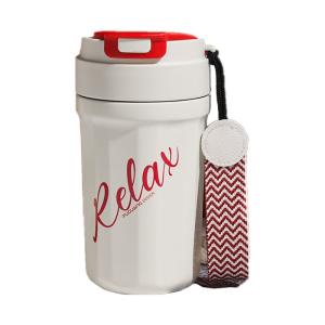 Quality 460ml Double Wall Vacuum Leak Proof Coffee Tumbler Thermos 16 Oz Stainless Steel Insulated Tumbler With Flip Lid Longer Insulation Time wholesale