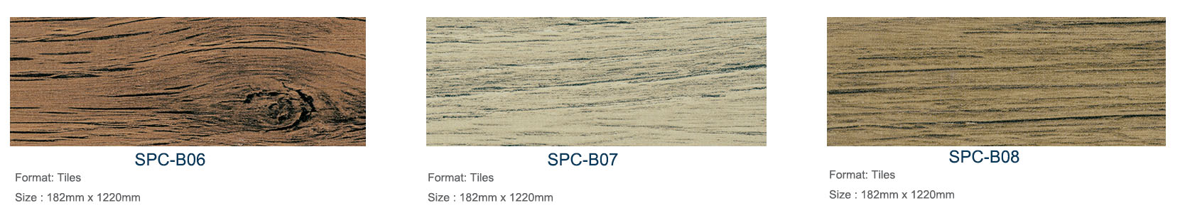 Distressed SPC Click Vinyl Flooring PVC SPC Waterproof Flooring 2m 2.5m Width