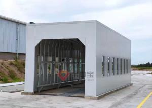 Quality Raining Test Booth For Mini Bus High Pressure Water Leackage Inspection Room wholesale
