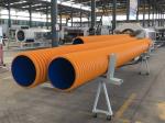 Water Cooling DWC Pipe Production Line For ID100 - ID600MM Plastic Drainage
