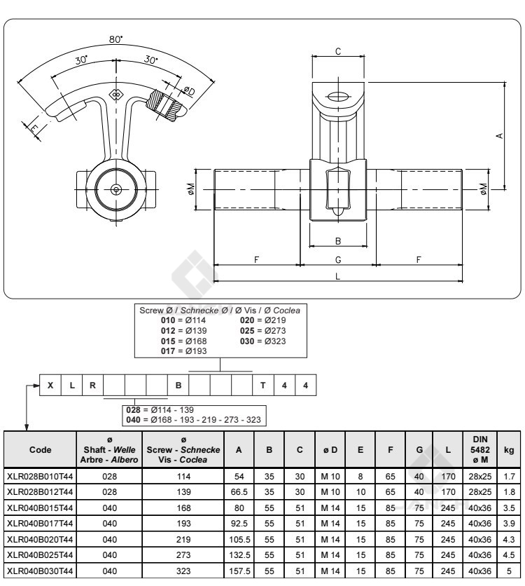 Encoder Flexible Coupling Fixed Type Intermediate Hanger Shaft for Cement Conveying