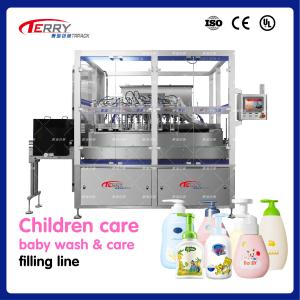 Quality CE ISO9001 Electric Dishwashing Liquid Filling Machine 60 Bottles / Min wholesale