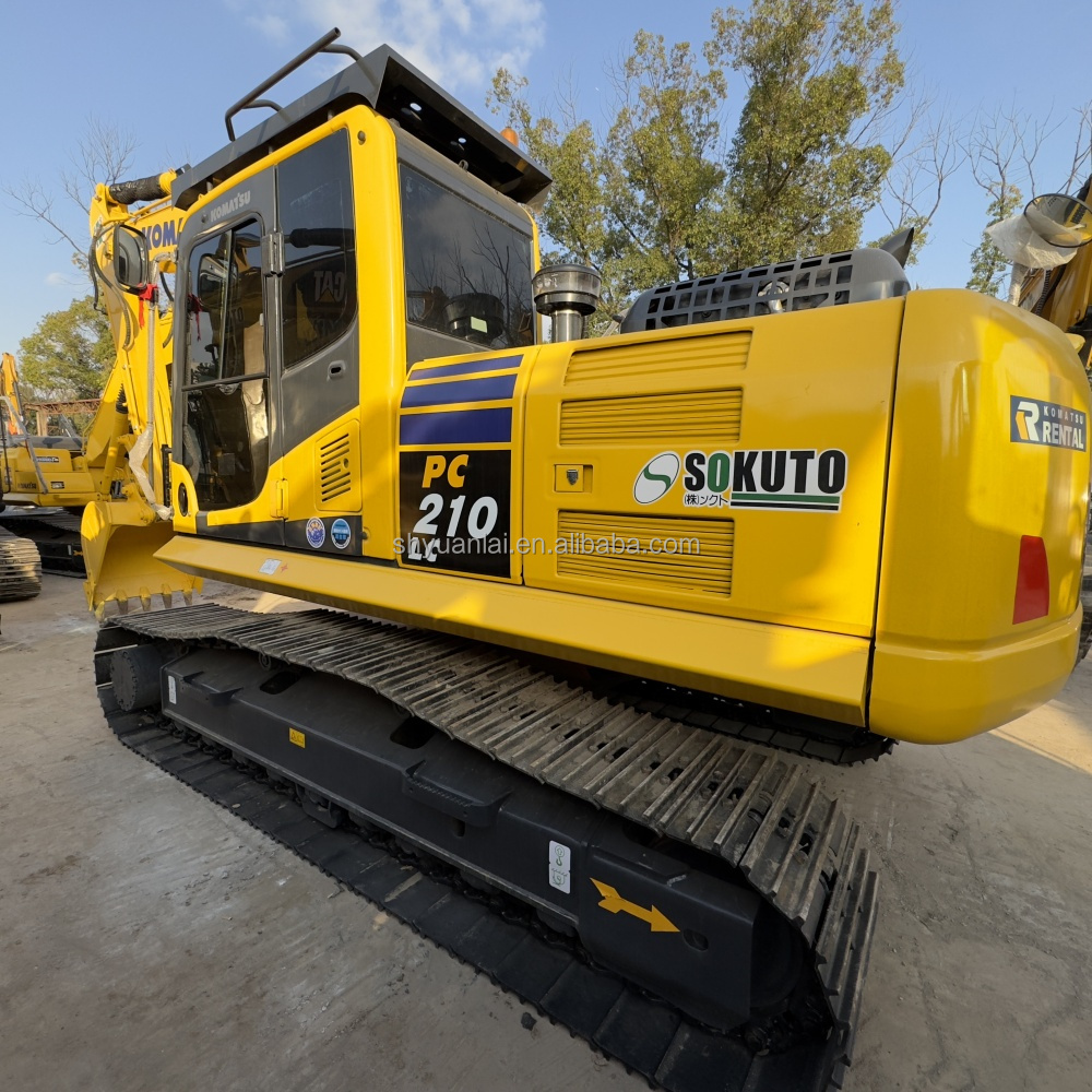 Harsh Environments No Problem with Komatsu PC210LC Used Excavators in 20 Ton Machine Weight