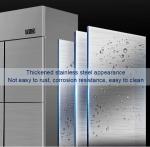 1350L Six Glass Doors Commercial Meat Deep Freezer for Restaurant For Restaurant