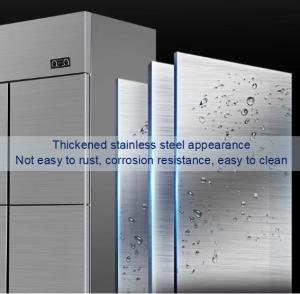 Quality 1350L Commercial Refrigeration Equipment Double Doors Upright Freezer Vertical wholesale