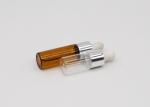 50ml Durable Small Amber Empty Tincture Pipette Essential Oil Bottle