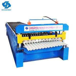 Quality Steel Corspan Roofing Sheet Making Machine Water Waves Roof Corrugated Roll Forming Machine wholesale