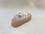 Women casual satin espadrilles sneakers with geneiun leather soft-soled and silk