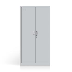 Quality Gray Color Double Door Steel Office File Cabinet Metal Storage Cabinet wholesale