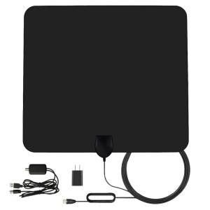Quality HDTV Digital Antenna Indoor Amplified Antenna 60-80 Miles Range Flat TV antenna wholesale