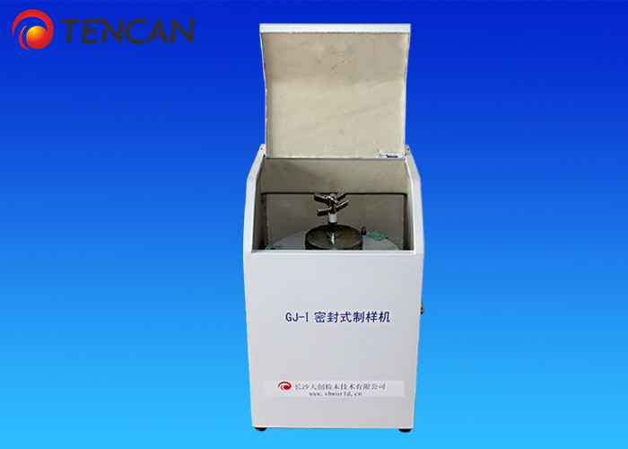 One Bowl 1.1KW Vibrating Ball Mill With Manganese Steel / Tungsten Carbide Bowls