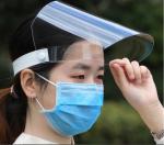Anti Virus Medical Face Shield Adjustable Plastic Transparent Protective