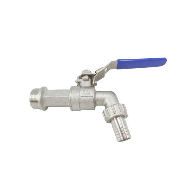 30-Day Return Policy DN15 Stainless Steel Ball Tap Valve with Male Thread Pipe