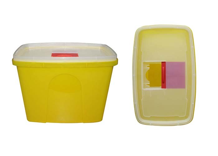 15 Litre Sharps disposal container, Sliding Lid, Red,Sharps Container | WinnerCare