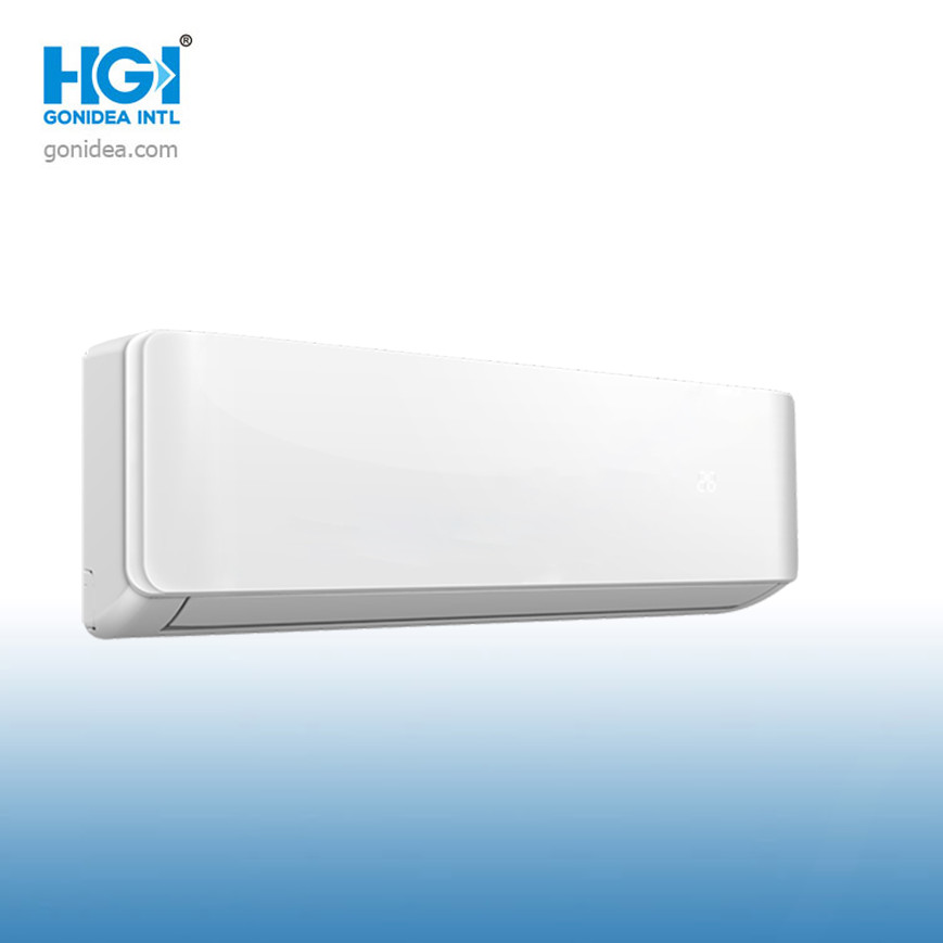 Home Appliances Split Wall Hanging Ac Units Golden Fins Sleep Mode