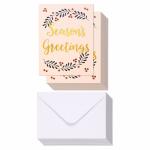 Merry Christmas Greeting Cards Bulk Box Set - Winter Holiday Xmas Greeting Cards