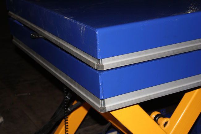1300x850mm Warehouse Stationary Lift Table With Tilt Cargo Lifting