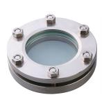 Explosion - Proof Sanitary Flanged Sight Glass For Tanks 10 Bar