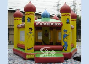 Quality Outdoor kids ballroom inflatable bouncy house with China traditional theme made of 0.55mm pvc tarpaulin wholesale