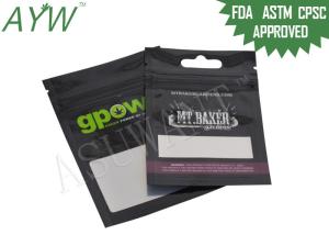 Quality Resealable Smell Proof Zipper Bags Biodegradable For Marijuana Medication wholesale