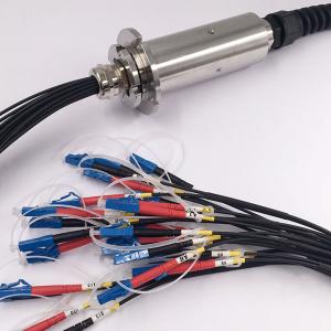 Quality Multi - Channel Fiber Optical Rotary Joint IP54 38mm Wave Length 300rpm Speed wholesale