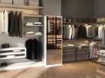 5-Flip drawers mirror shoe cabinet large storage shoe organizer for entryway