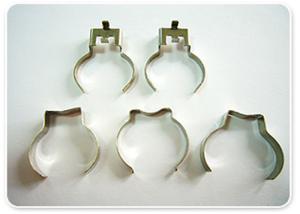 China Stamping Clamps Pipe Fitting Components , OEM Stamping Metal Welding Parts on sale