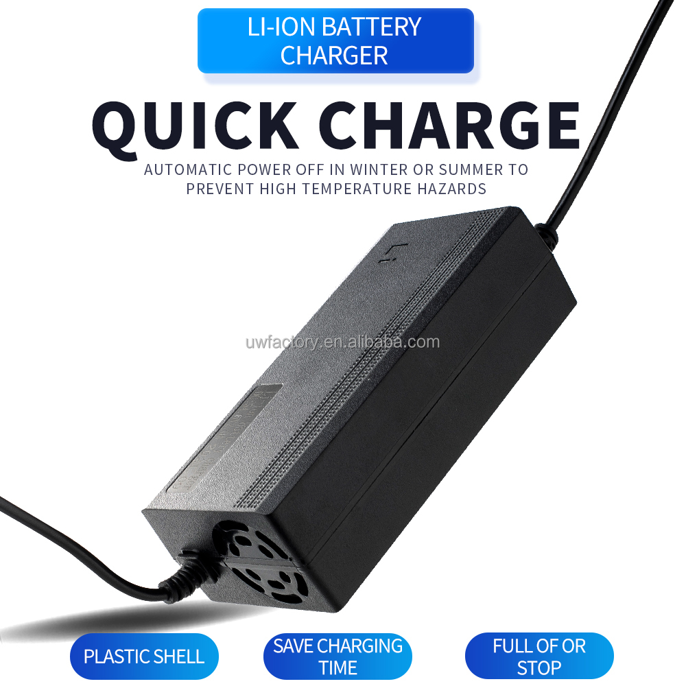 Electric Vehicle Charger 12.6V 10A 29.4V 20A 54.6V5A Lithium Battery Charger for Electric Motorcycles and Scooters
