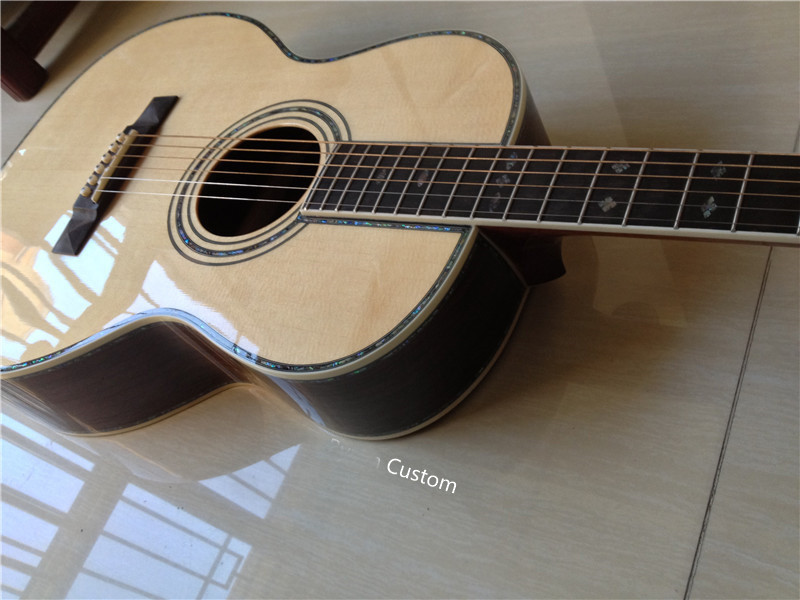 all Solid OO42sc acoustic guitar customized handmade guitar