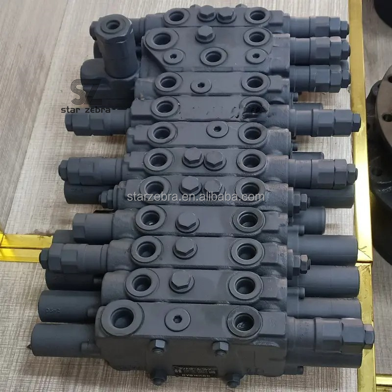 Solidified paper Yanmar 30 35 40 distribution valve multi-way valve main control valve hydraulic oil distributor assembly