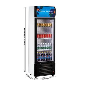 Quality Stainless Steel Beverage Display Cooler 210L Capacity Restaurant Cooling Equipment wholesale