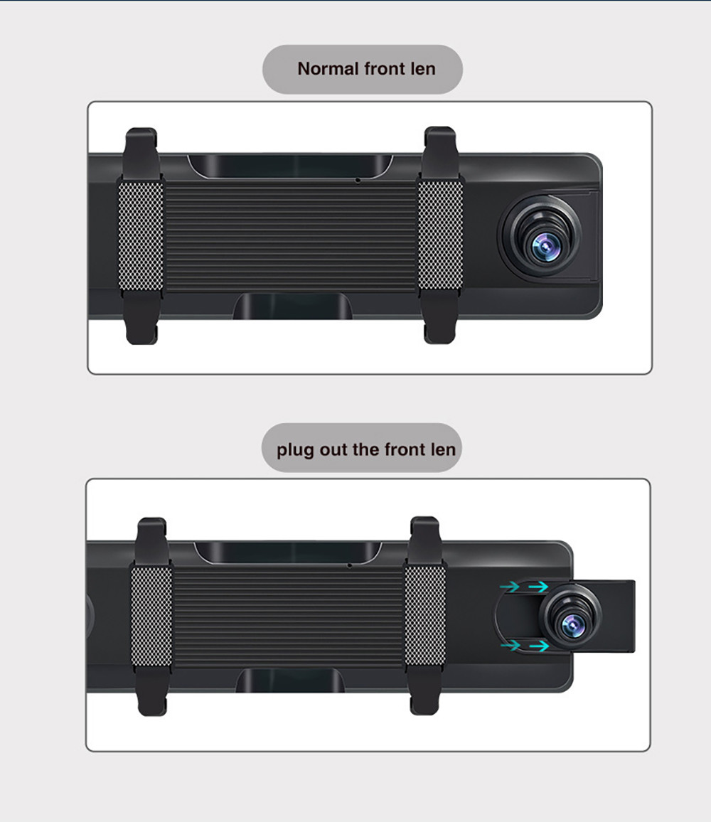 Personalised WDR WIFI Stream Media Automotive Dash Cam With Speed Camera 4K DVR