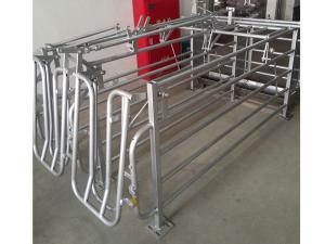 Quality Power Coated Finishing Pig Gestation Crates With Stainless Steel Feeder wholesale