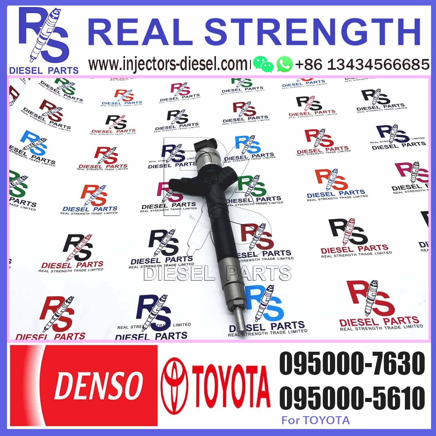 diesel fuel engine injector 095000-7630 23670-0R170 engine high pressure pump engine injection injector 095000-7630