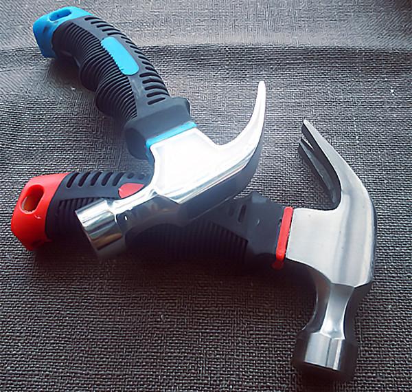 Forged steel 12OZ Mini Claw hammer/Nail hammer with fiberglass handle in hand