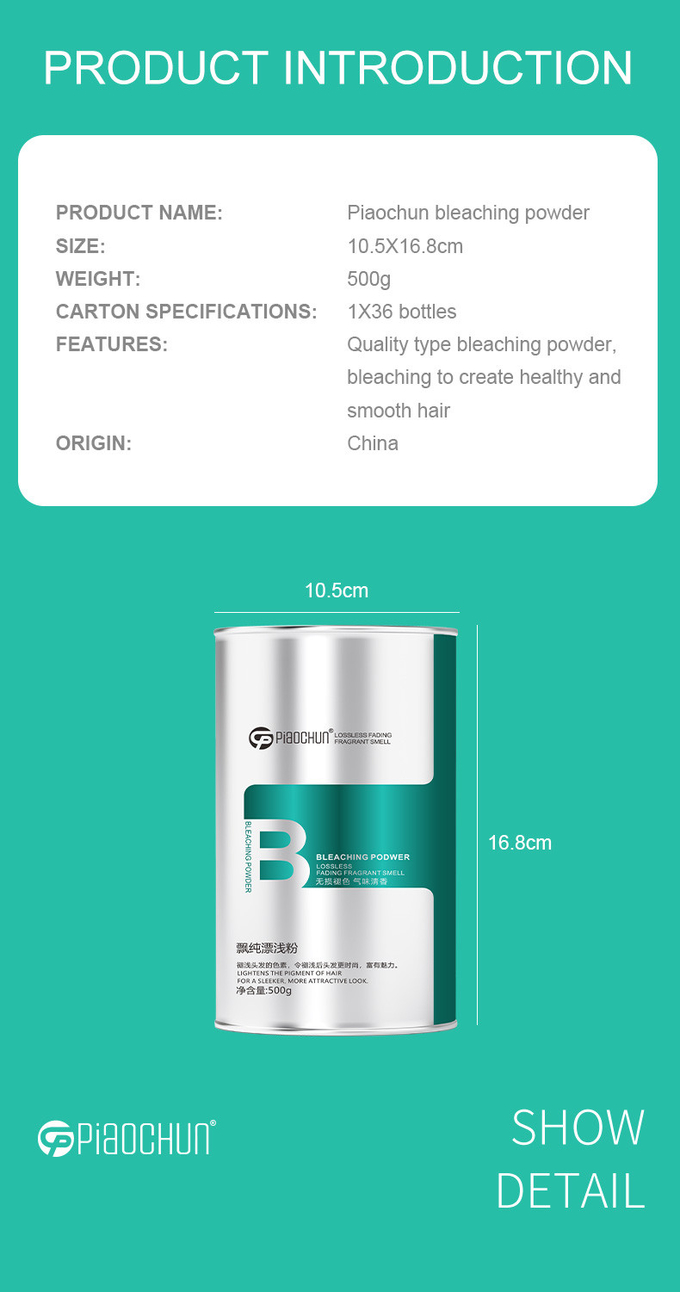 9 Levels Hair Bleaching Powder For Professional Hair Dye No Harmful To Hair