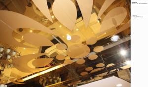 Quality Stainless Steel Ceiling Tiles , Panels , Systems , Creative Design Art wholesale