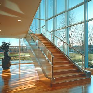 Quality Crystal-Adorned Stainless Steel Handrails with 304 Steel for Staircases wholesale