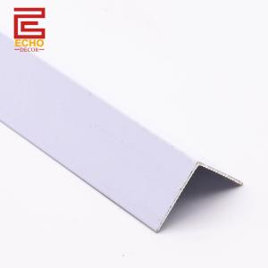 Quality 90 Degree Double Sided Exterior Angle Aluminum Tile Trim White wholesale