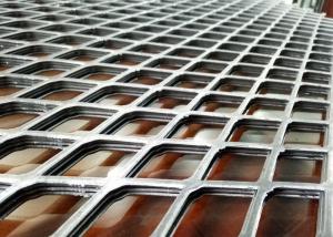 China Carbon Steel 1/2 18 Diamond Flattened Expanded Metal Mesh 3ft*8ft 4ft*10ft on sale