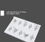 Self Adhesive Dye Ink Matte Surface Die Cut Sticker Paper