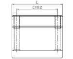 Linear bearings KBSB...B - Shaft Supporting Housing KBSB12