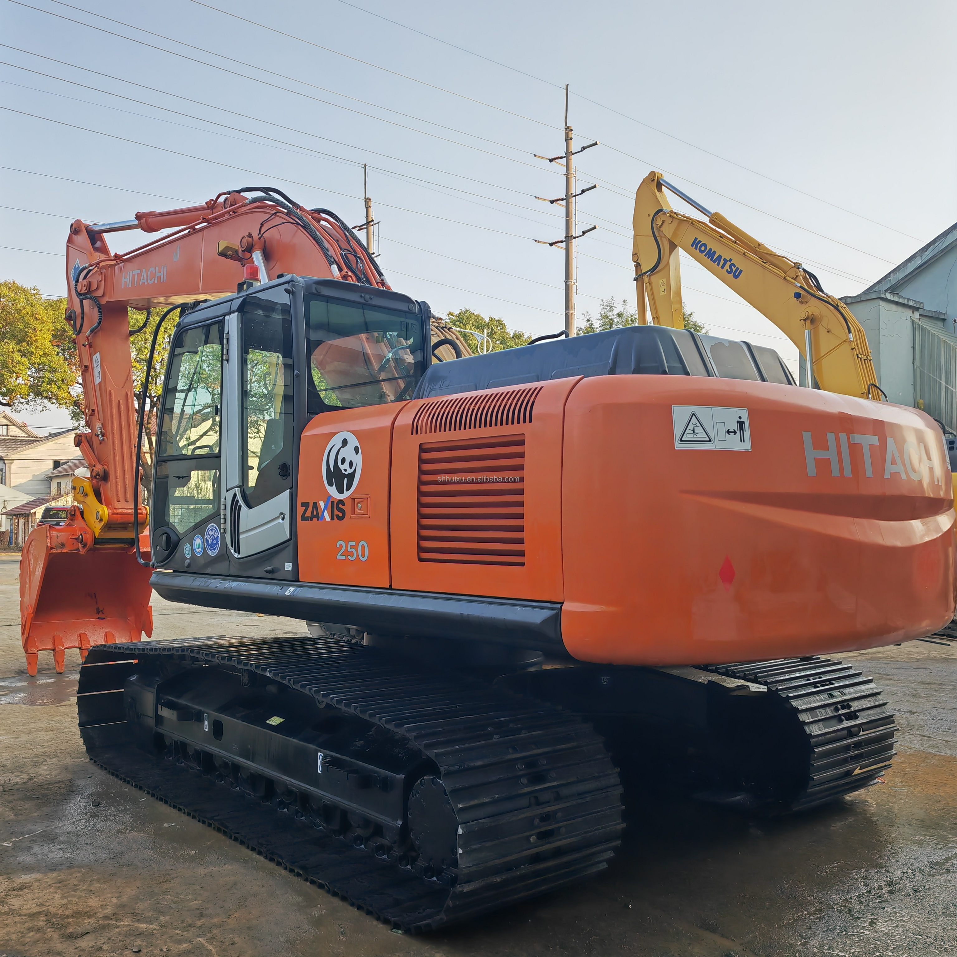 Zx250 Used Hitachi Excavator Second Hand Excavators Construction Machinery