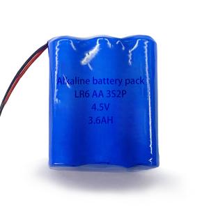 Quality 3S2P AA Alkaline Batteries 4.5v 3600mah Alkaline Battery Pack wholesale