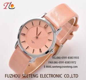 Quality WHOLESALE PU STRAP AND ALLOY CASE QUARTZ WATCHES ELEGANT WATCH wholesale