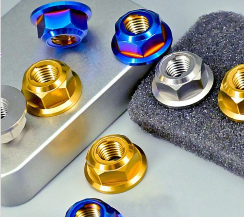 Metric Gr5 12 Point Titanium Nut for High Strength Applications in DIN Standard 304 Stainless Steel and Zinc Plated
