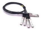 5M 100g Qsfp28 To 4sfp+ 10g Dac For Data Center Direct , qsfp28 dac cable